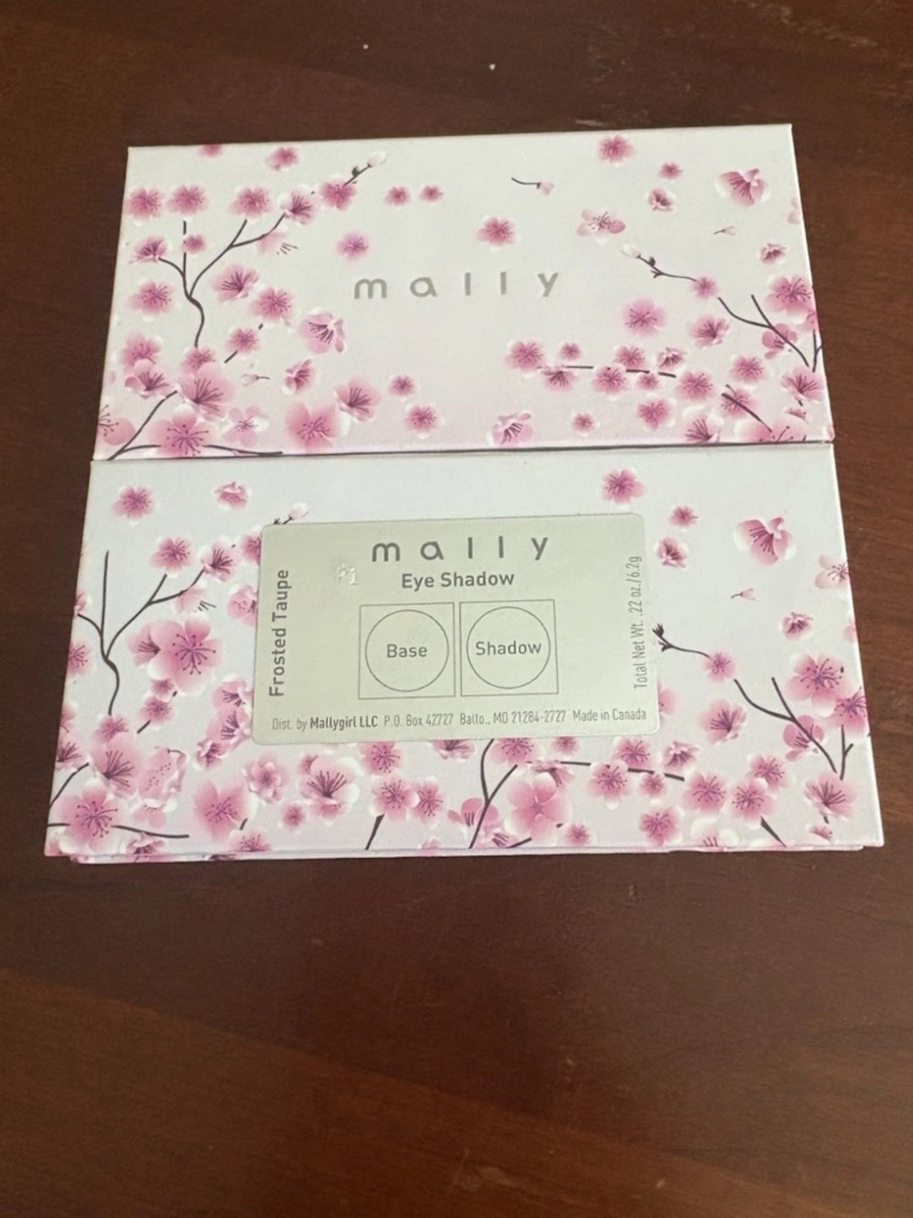 SET OF 2: Mally Beauty Eye Shadow Duo in Frosted Taupe